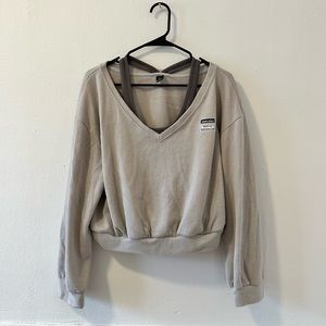 Cropped sweatshirt